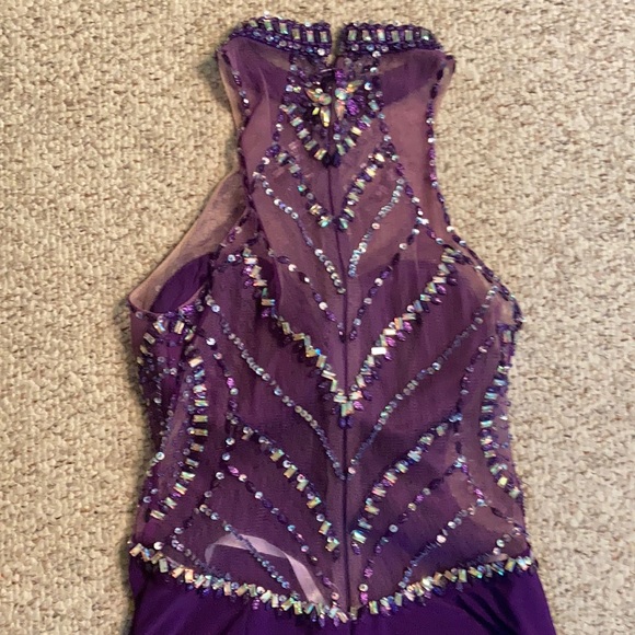 Purple Prom Dress - Picture 3 of 4